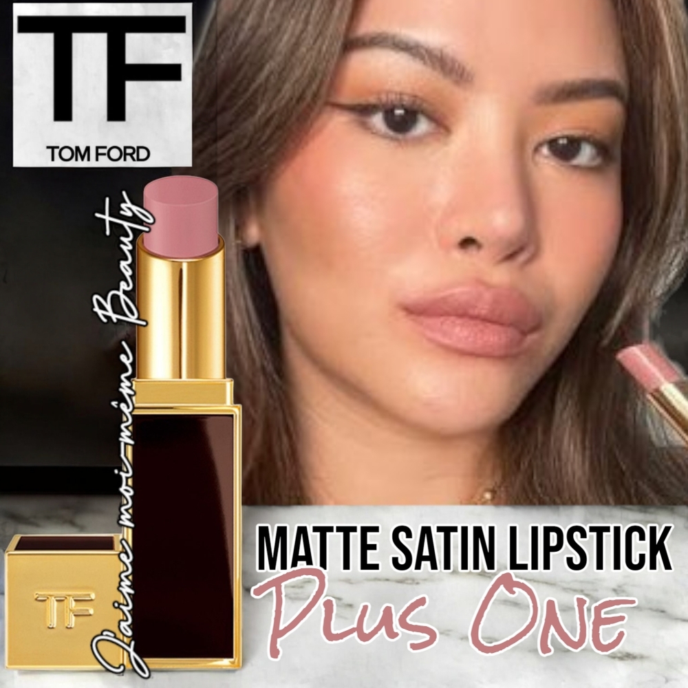 Tom Ford Matte Satin Lipstick - Plus One- Cool Tone Nude Pink